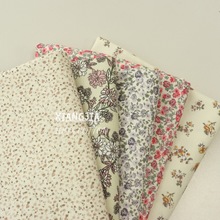 梭织全棉斜纹磨毛布料  秋冬睡衣温馨小碎花  童装衣物家居服面料