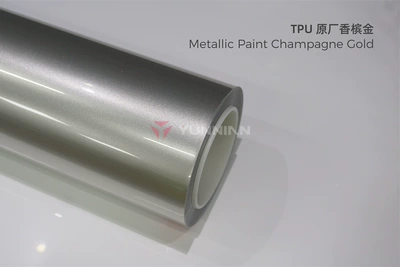 TPU car color change film, Auto Color Change Film - tpu-champagne-gold-light-15215m