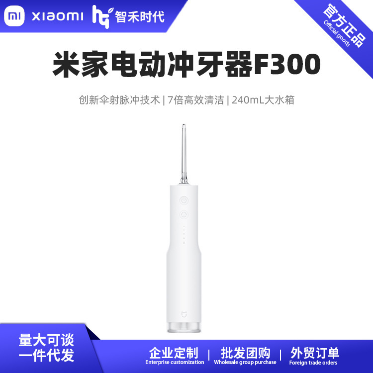 Mijia 電動歯間洗浄器 F300 家庭用ポータブルパルスウォーターフロッサー 口腔洗浄器 歯茎ケア|undefined