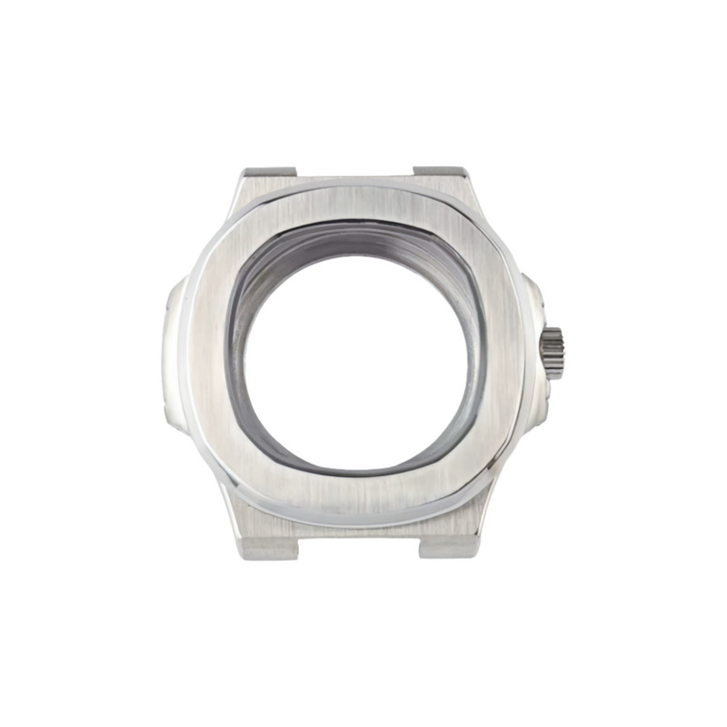 Watch Case 316 Stainless Steel Nautilus Dial Case Suitable for Nh35/36 Movement Watch Modification Accessories Modification