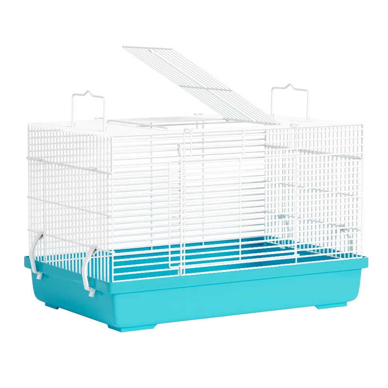 Jaula de base grande 60cm de hámster, jaula de pollo, jaula de oso de seda dorado, jaula de grosor
