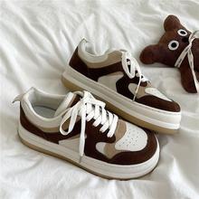 小白鞋女ins潮小众百搭平底学生2025年春夏季新款爆款帆布板鞋子