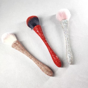 Cross-border diamond small waist net red brush blush powder nail foundation dust oversized makeup brush wholesale