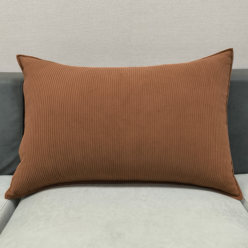 新品コーデュロイ長方形ソファクッション抱き枕大クッションリビングベッドバックカバー高級感