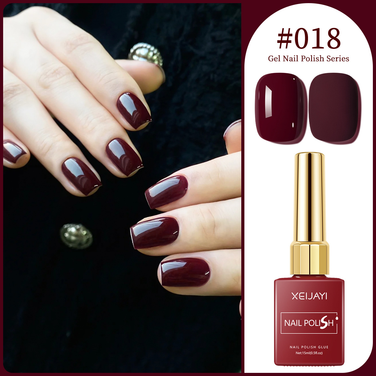 Macaron color pegamento de uñas 2025 nuevo estilo de moda Chellie rojo oliva verde pegamento de uñas