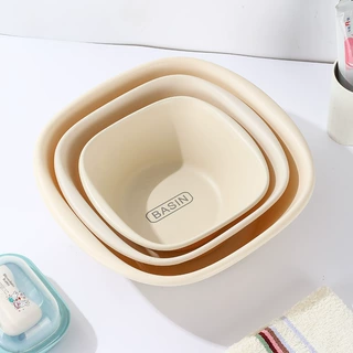 方形加深洗脸盆家用塑料盆洗漱盆卫生间洗衣盆子洗脚盆加厚洗菜盆