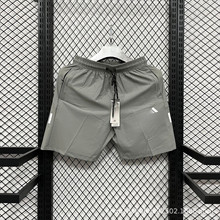 薄款NK-AD新款运动透气冰丝夏季休闲宽松健身训练拼接五分裤