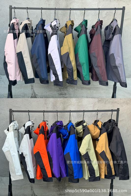 新しいアメリカ版ノースフェイス 1990 ジャケット TNF 登山ジャケット防風ジャケット スリーインワン防水潮男性と女性のカップル|undefined