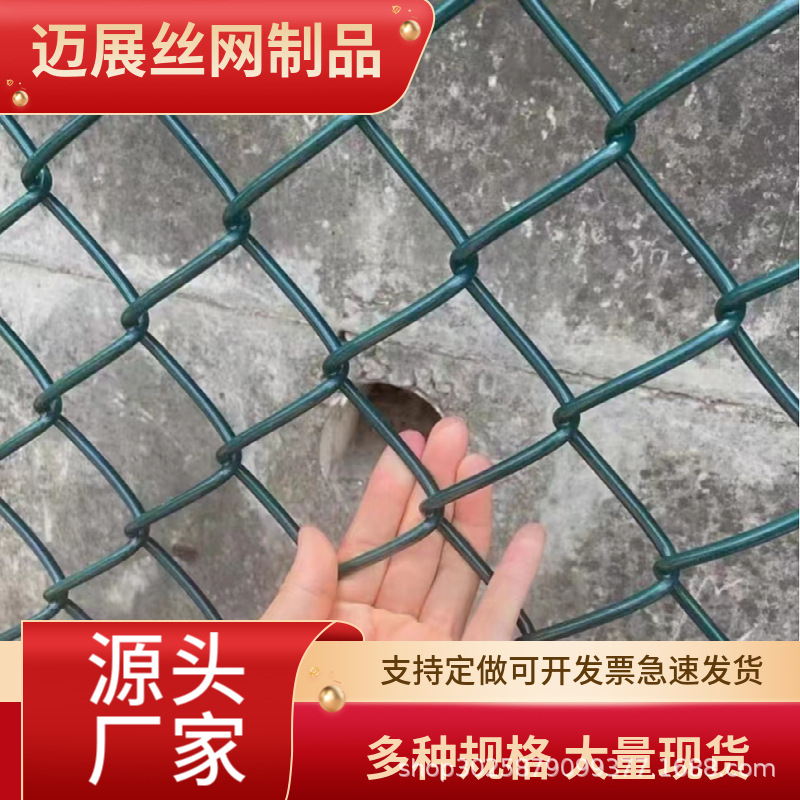 勾花网热镀锌铁丝网菱形网圈羊猪鸡鸭养殖围网包塑铁丝网圈地围栏