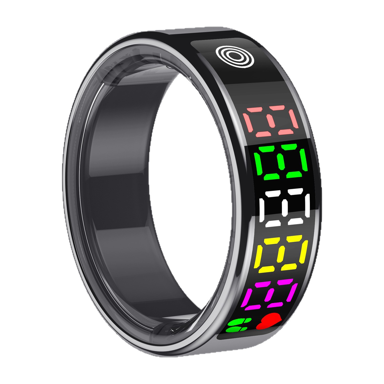 Intelligenter Wearable-Ring mit Herzfrequenz-, Blutsauerstoff- und Stressmessung, Kurzvideo-, Blätter- und Like-Funktion_voghion.com