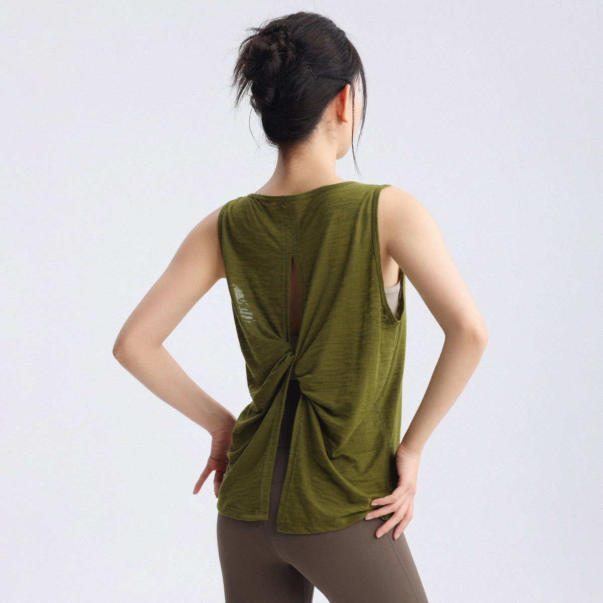 Sleeveless Loose Yoga Wear Women's Sports Blouse Thin Summer Fitness Wear Suit Pilates Training Wear Vest Breathable