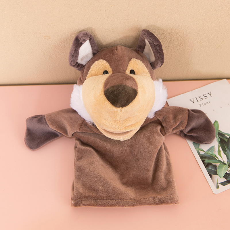 Marionetas de mano para animales de peluche con boca móvil – para jardín de infantes, venta en Amazon transfronterizo. image 19