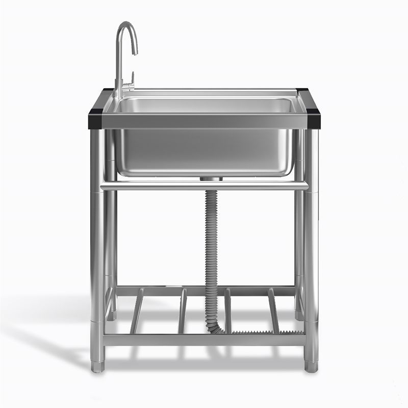 業務用キッチンシンク ステンレスシンク スタンド一体型シンク 家庭用シンク 手洗いシンク 大型シングルシンク|undefined