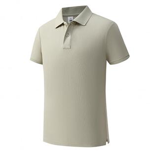 Summer Short-Sleeved T-Shirt, Refreshing Cotton Polo, Breathable, Moisture-Absorbent, Refreshing and Skin-Friendly Lapel Polo T-Shirt Printed Business Polo