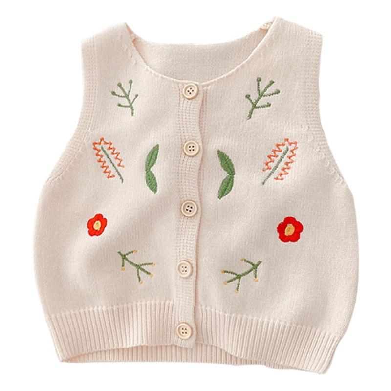 Suéter de las niñas 0-5 años bebé otoño ropa niños cardigan bebé suéter bebé jacquard punto chaleco my147
