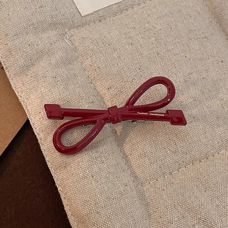 Anchor Clip de cabello de arco de sangrado para mujeres Otoño Invierno Clip lateral Frente Frente Clip BBB Clip de cabello de alta calidad