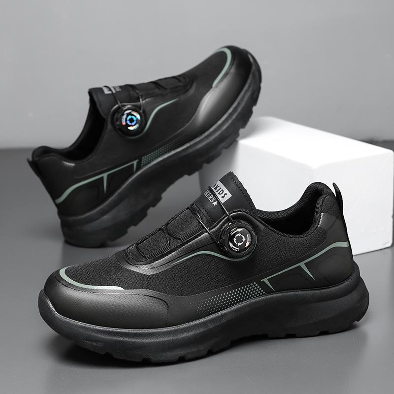 Zapatos de hombre 2026 nuevo botón de primavera zapatos deportivos casuales para hombres al aire libre alpinismo transpirables zapatos de carrera versátiles