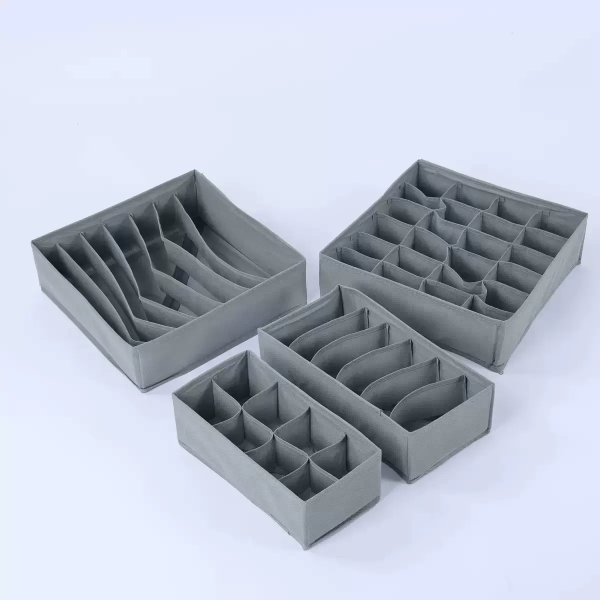 家用内衣袜子分格盒文胸布艺袜子收纳盒衣柜抽屉式可折叠收纳整理