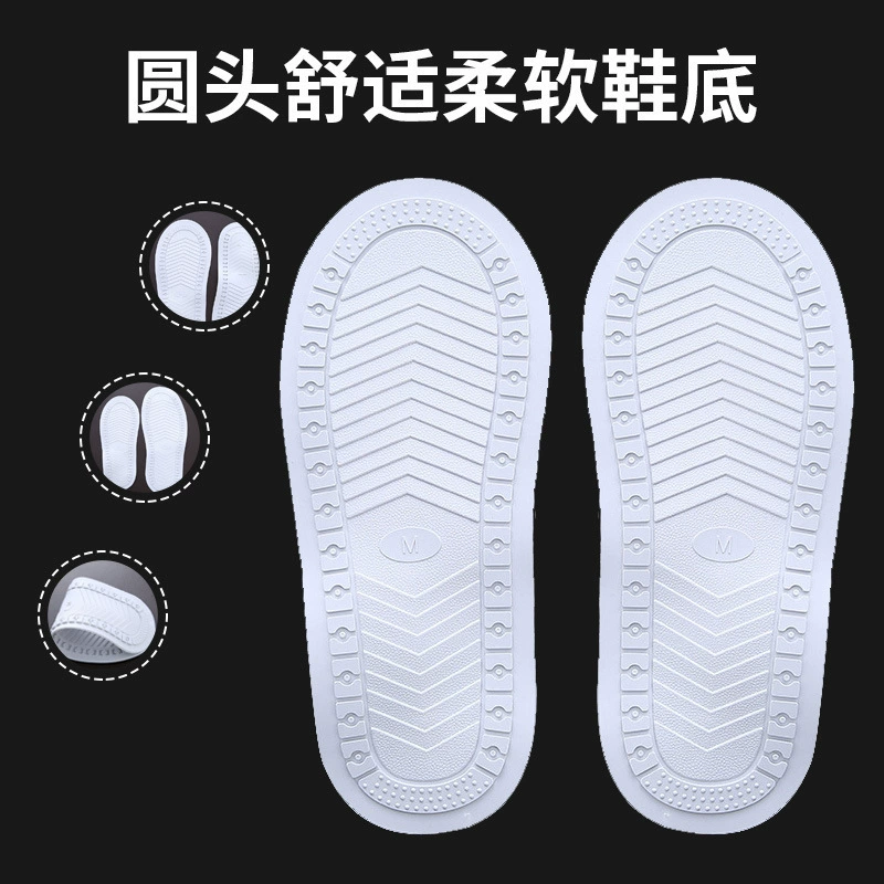 Дышащие тапочки из ПВХ с подошвой из смолы унисекс, практичные тапочки с круглым носком, мягкие, дышащие и удобные.