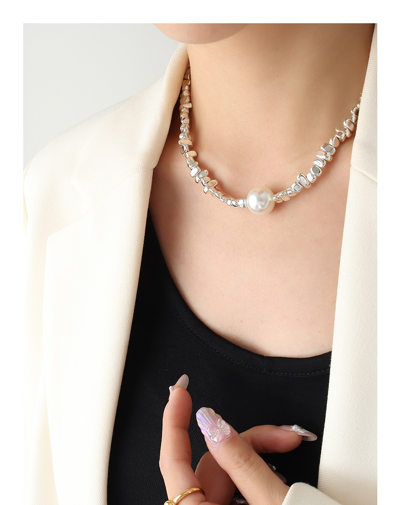 Fashion Solid Color ore Pearl Womenu0027S Choker 1 Piece