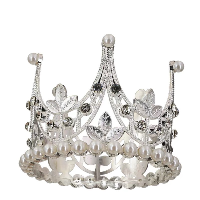 Transfronterizo tricolor diamante de cristal aleación corona de diamantes mariposa decoración de juguetes para niños cumpleaños ornamentos hermosos