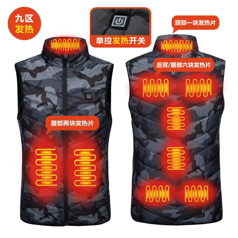 加熱ベスト 28 エリア 21 エリア加熱メンズ冬暖かいスマート電熱ベスト電熱ベスト加熱服