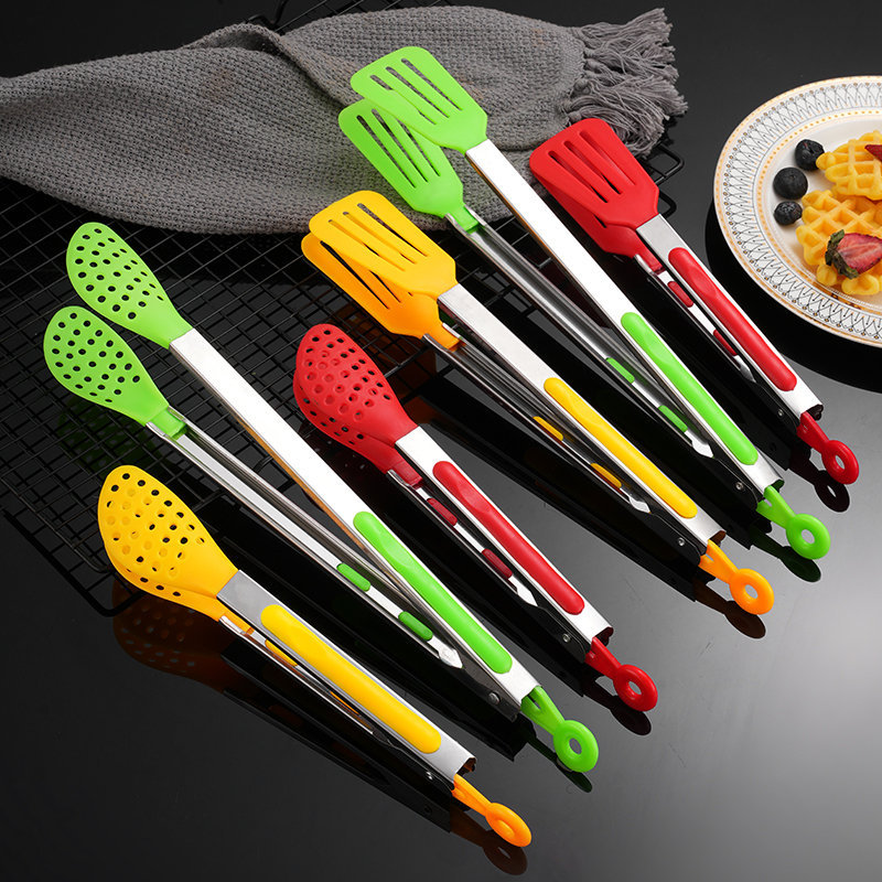 Nylon food clip stainless steel food clip outdoor salad clip steak clip bread clip anti-scalding barbecue clip