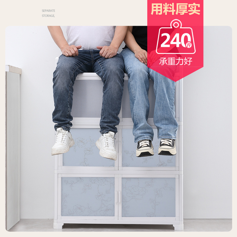 Estante de cocina con puerta de gabinete, armario de comedor, armario de almacenamiento, armario de malla, armario de cocina ventilado, estilo moderno y simple