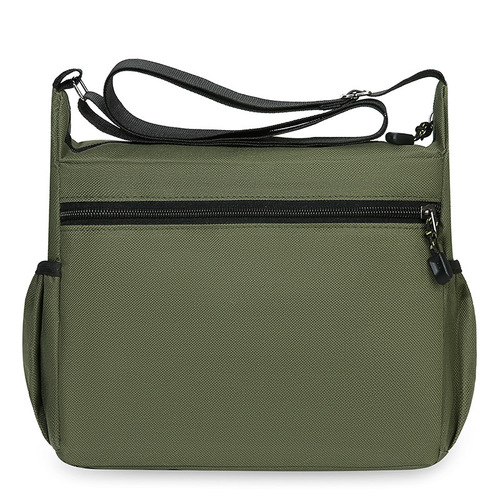 Five-layer multi-layer men's crossbody bag large capacity multi-pocket business bag men's unisex shoulder bag waterproof and wear-resistant backpack