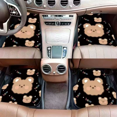 Universal Carpet Mat Anti-Dirty Easy Universal Foot Pad - bear-main-driver-single-piece-5064cm