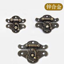 木盒箱扣搭扣锁扣小礼盒卡扣复古箱子包装盒首饰盒锁扣五金配件