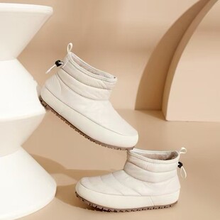 2024 New Ladies Snow Boots Winter fleece-lined Thickened Warm Pedal Cotton Boots Fashion Casual All-match Short Boots