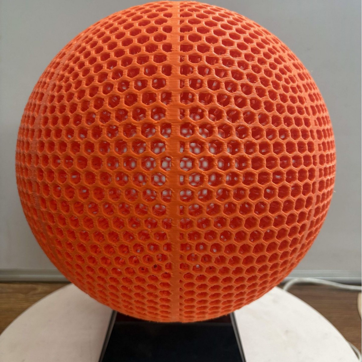 New 3D printing high elastic non-inflatable hollow basketball indoor outdoor sports wear-resistant trendy color value basketball