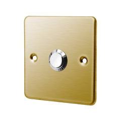 Type 86 stainless steel normally door access switch panel concealed waterproof outdoor exit button automatic reset switch