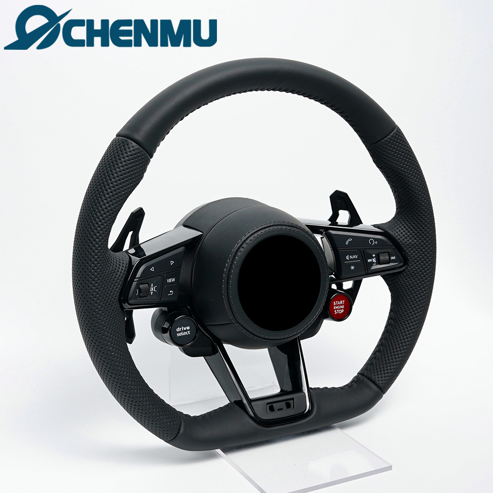 Modified R8 Dual Button Steering Wheel for Audi A4L A6L A3 A5 A7 Q2L Q3 Q4 Q5L Q6