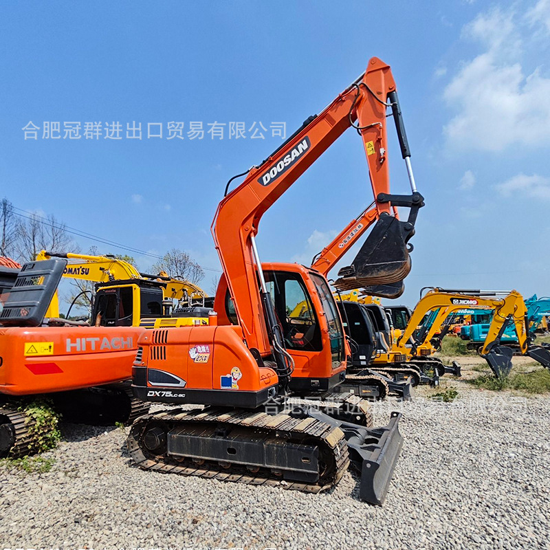 Mini excavadora Doosan Dx75 de segunda mano, original Doosan Dx60 - 9 Dx55 Dx60 - 7