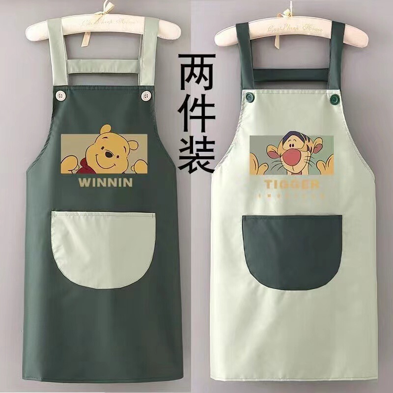 防水防汚エプロン キッチン調理用 防油 屋台用 男女兼用 飲食店 水産物 洗い物用 汚れにくいエプロン 漫画柄|undefined