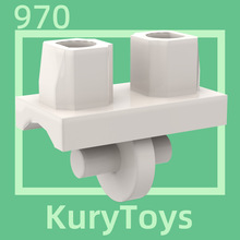 KURY/开睿小颗粒积木DIY散件兼容970人仔身体零配件MOC