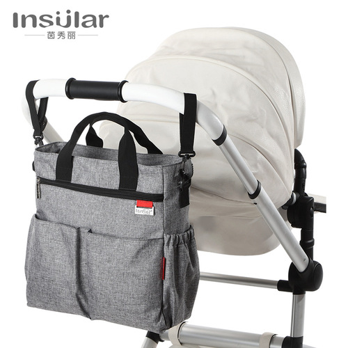 One-shoulder cross-body multi-functional large-capacity mommy bag set waterproof portable mommy bag mother and baby outing bag casual bag