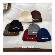 ins韩版儿童针织帽男童女童秋冬加厚保暖百搭时尚洋气毛线套头帽
