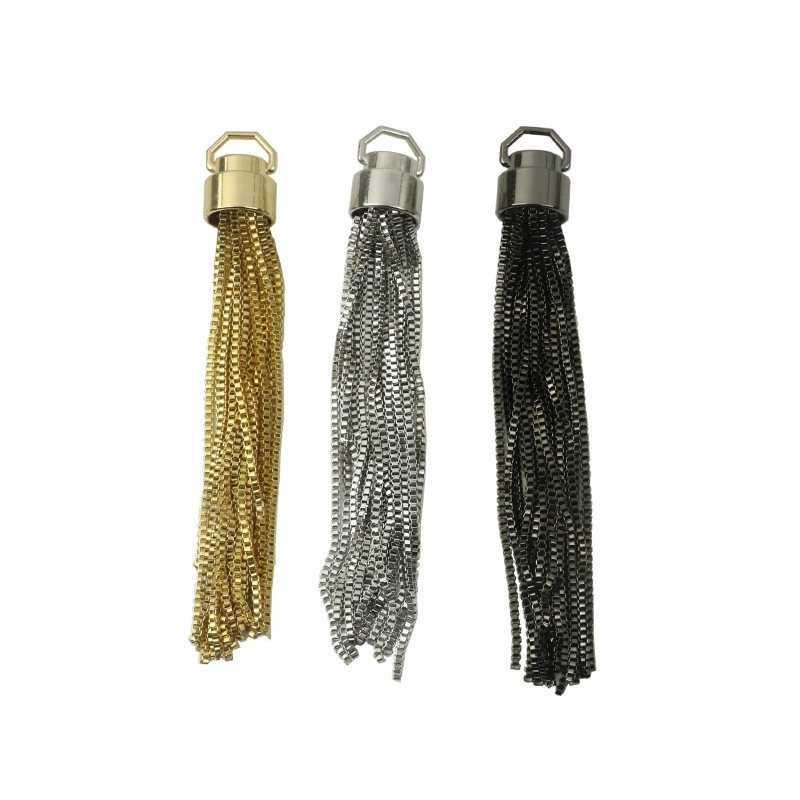 Equipaje accesorios de hardware borla colgante de metal colgante de la joyería de la cadena de ropa bolsa de aleación de zinc colgante
