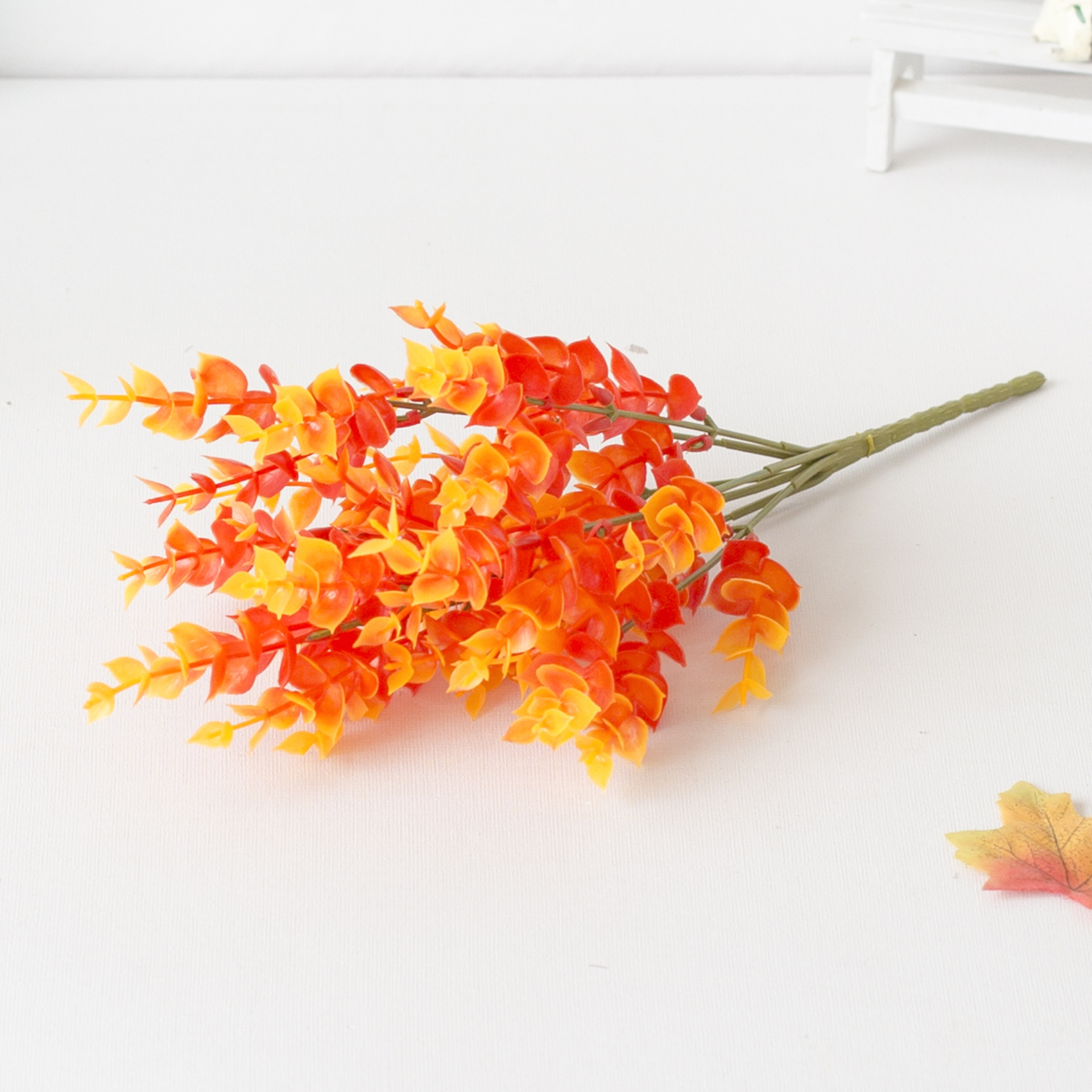 Amazonas transfronterizas de otoño de plástico simulado flores artificiales plantas de eugalia violeta flores decorativas al aire libre