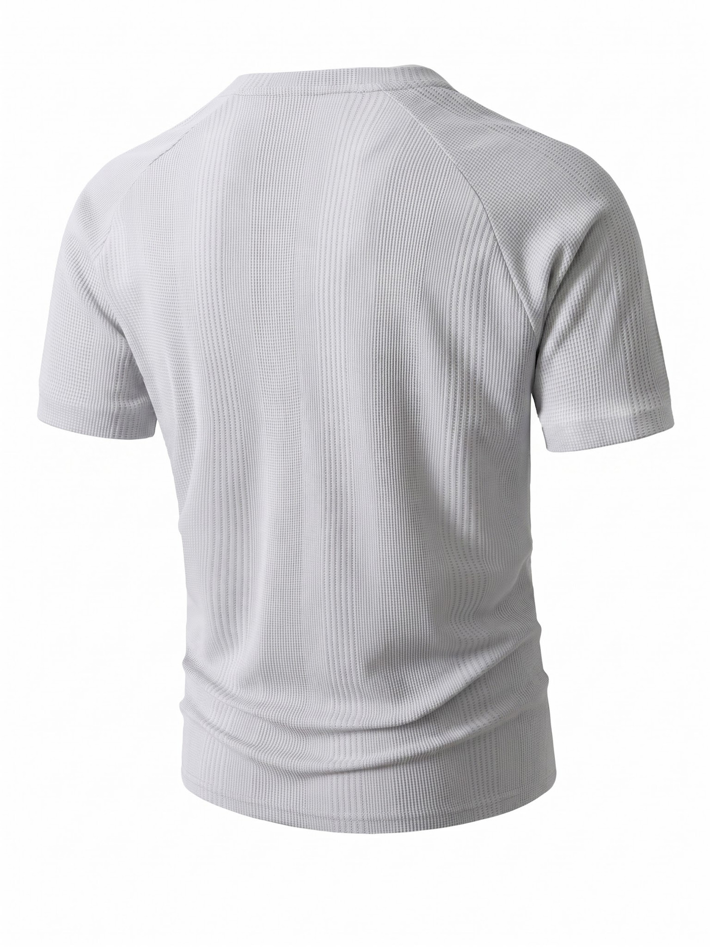 Men's Clothing Men's Summer Shirt Long Sleeve Round Neck Vertical Stripe Style Henry Base T-Shirt For Formal & Casual_viptrois.com