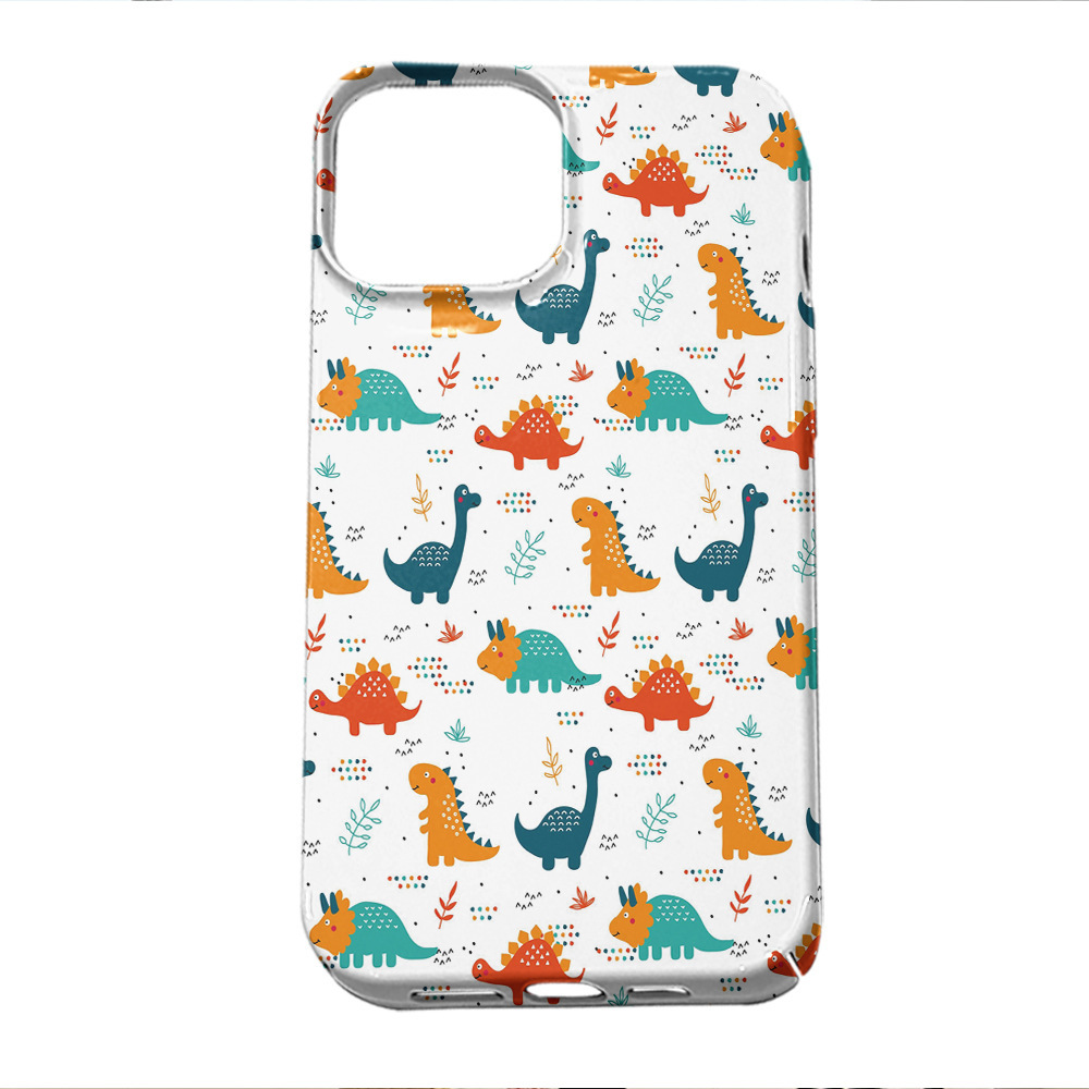 Dinosauro a schermo intero adatto per custodia con pellicola per telefono iPhone 13 Pro 15, creatività Apple 14 promax_voghion.com