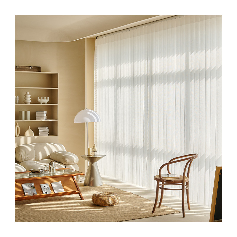 Cortina eléctrica de ensueño cortina vertical cortina de persiana inteligente luz eléctrica sombra cortina de ensueño sala de estar balcón sombreado translúcido