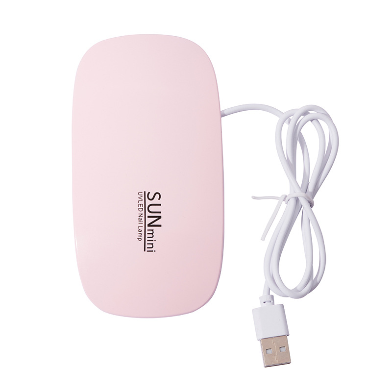 SUNMINI pequeña lámpara de arte de uñas Mini lámpara de ratón Esmalte de uñas pegamento para hornear Lámpara de fototerapia UV máquina de mano LED máquina de arte de uñas