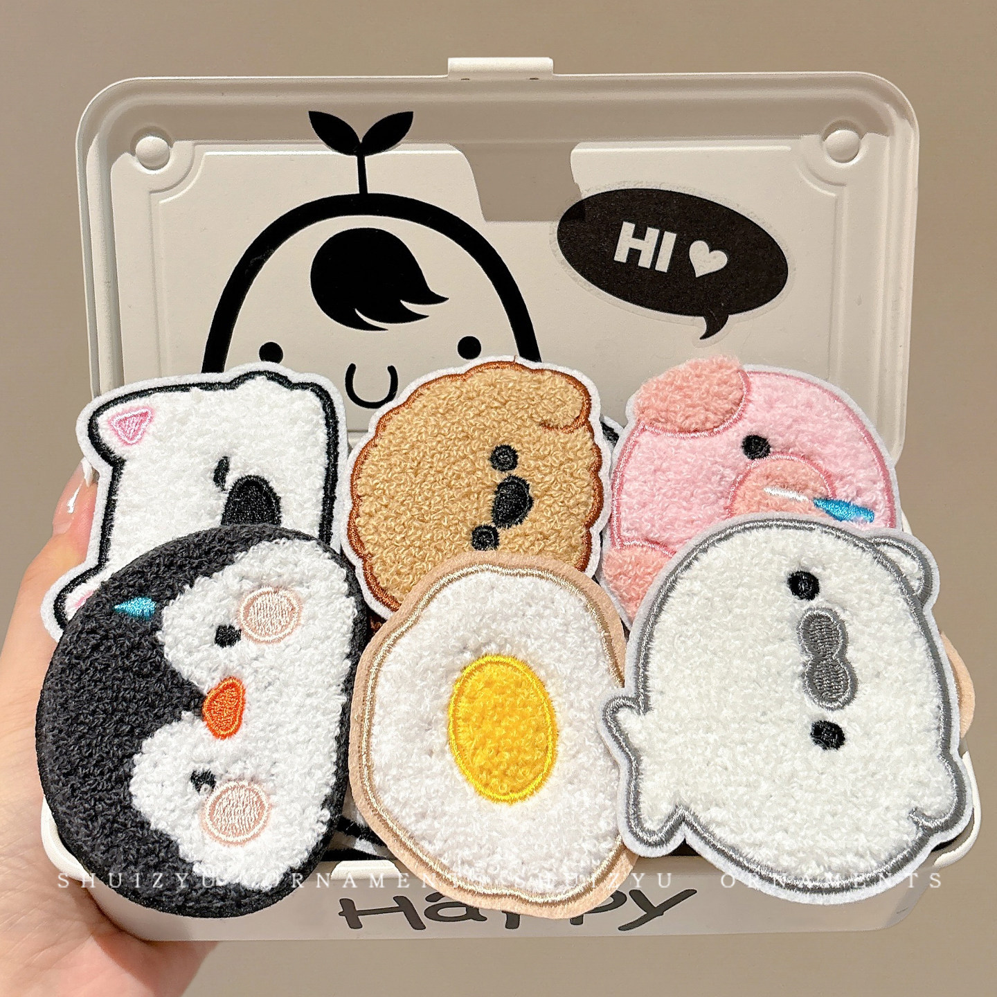 Cute Cartoon Magic Tape Forehead Bangs Sticker for Women 2026 New Model Seamless Hair Sticker Non-Damaging Hair Clip Hair Accessory