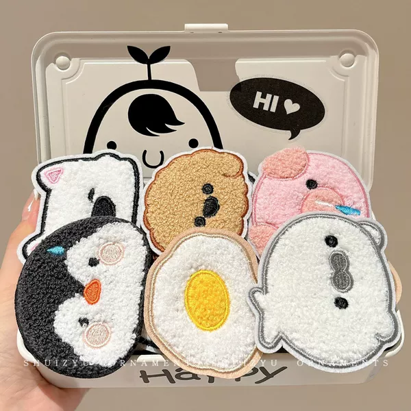 Cute Cartoon Magic Tape Forehead Bangs Sticker for Women 2026 New Model Seamless Hair Sticker Non-Damaging Hair Clip Hair Accessory