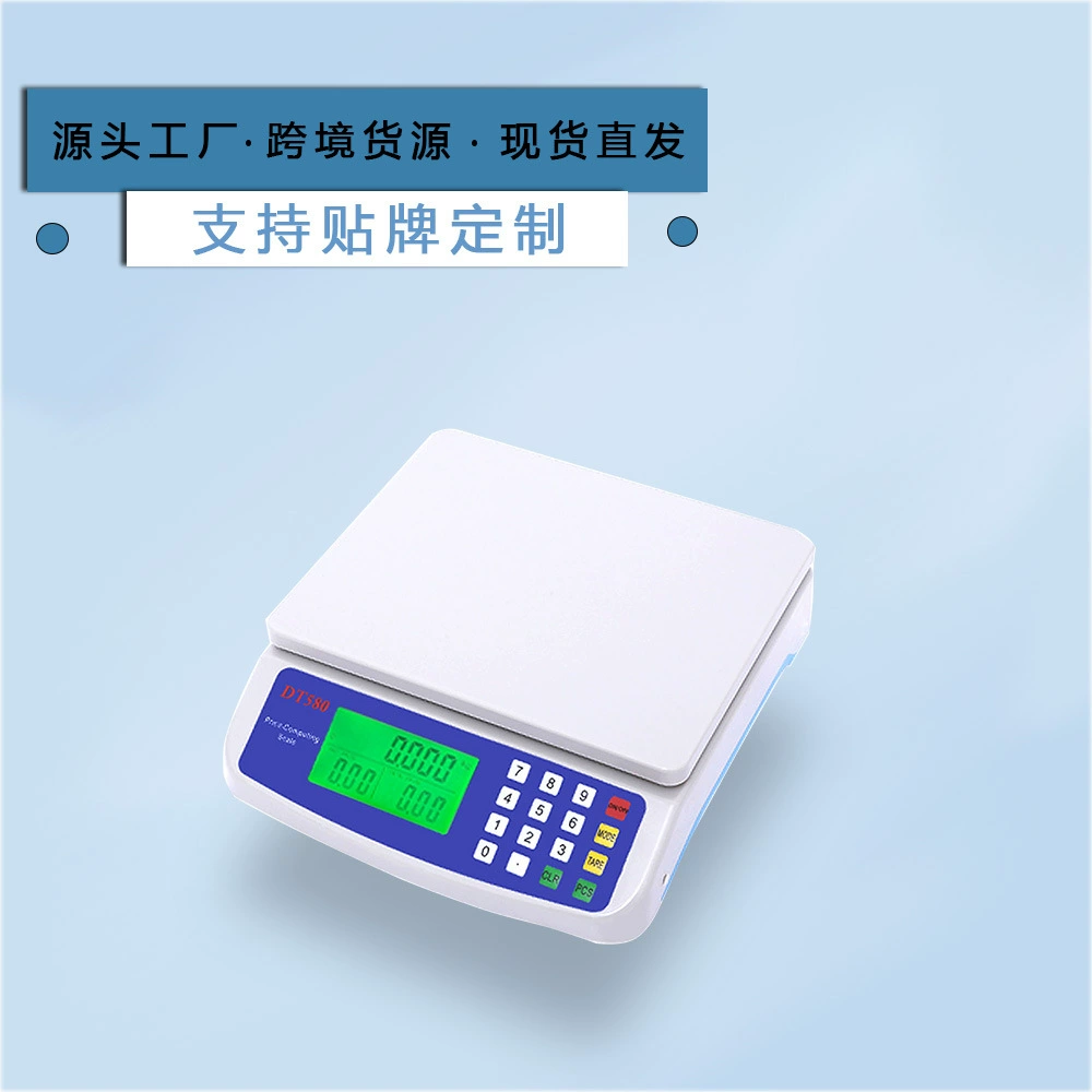Электронные весы DT580 Малые ценовые весы 30KG Коммерческие киоски для продажи овощные весы Домашние кухонные весы Электронные весы
