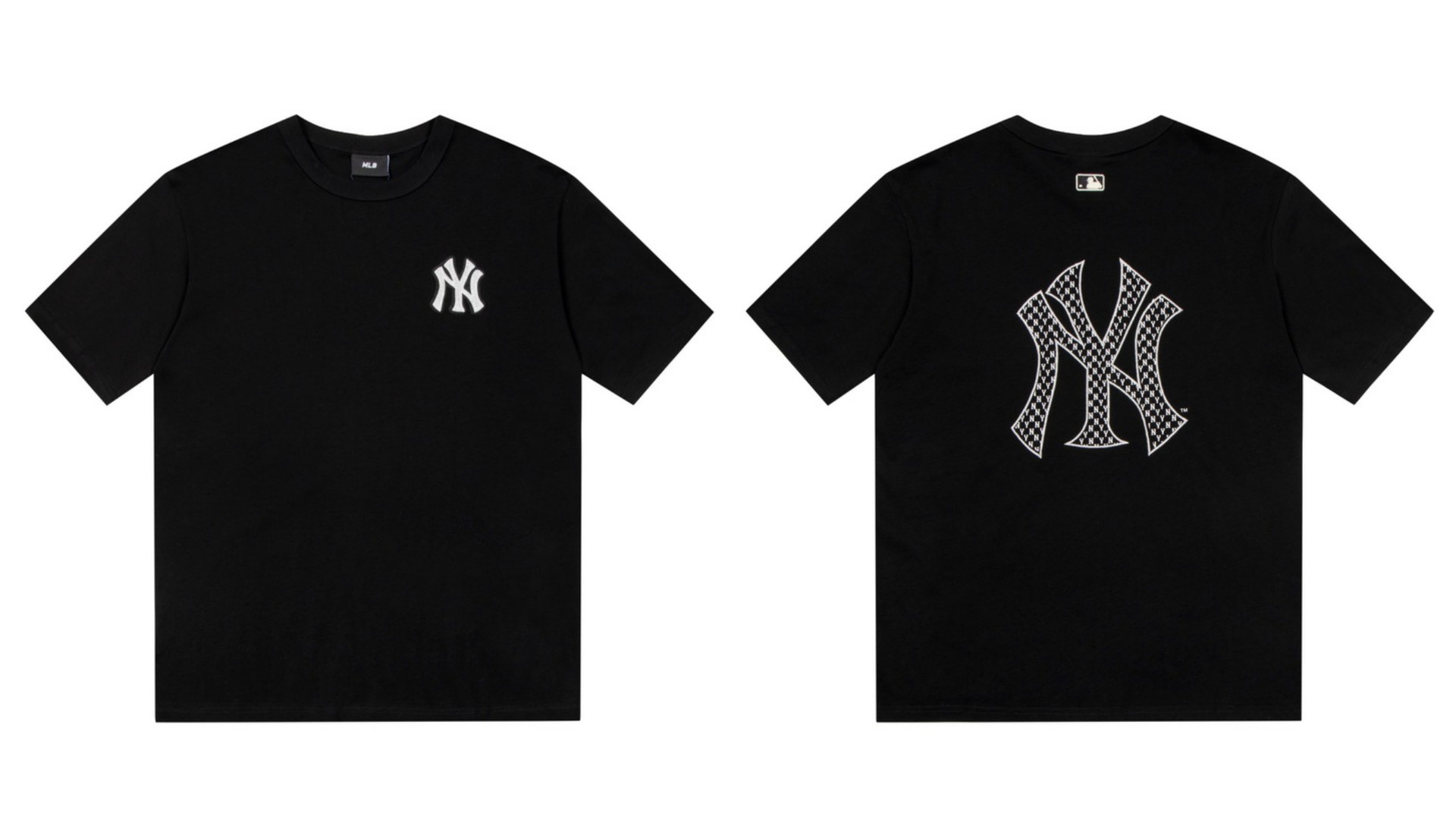 Fábrica al por mayor nueva moda Coreana de alta calidad impresa algodón manga corta hombres y mujeres mismo estilo pareja camiseta suelta soporte código de escaneo